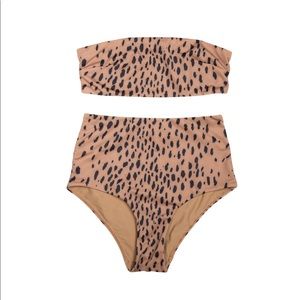 Auguste LEOPARD-PRINT ECO-SWIM Bikini Set